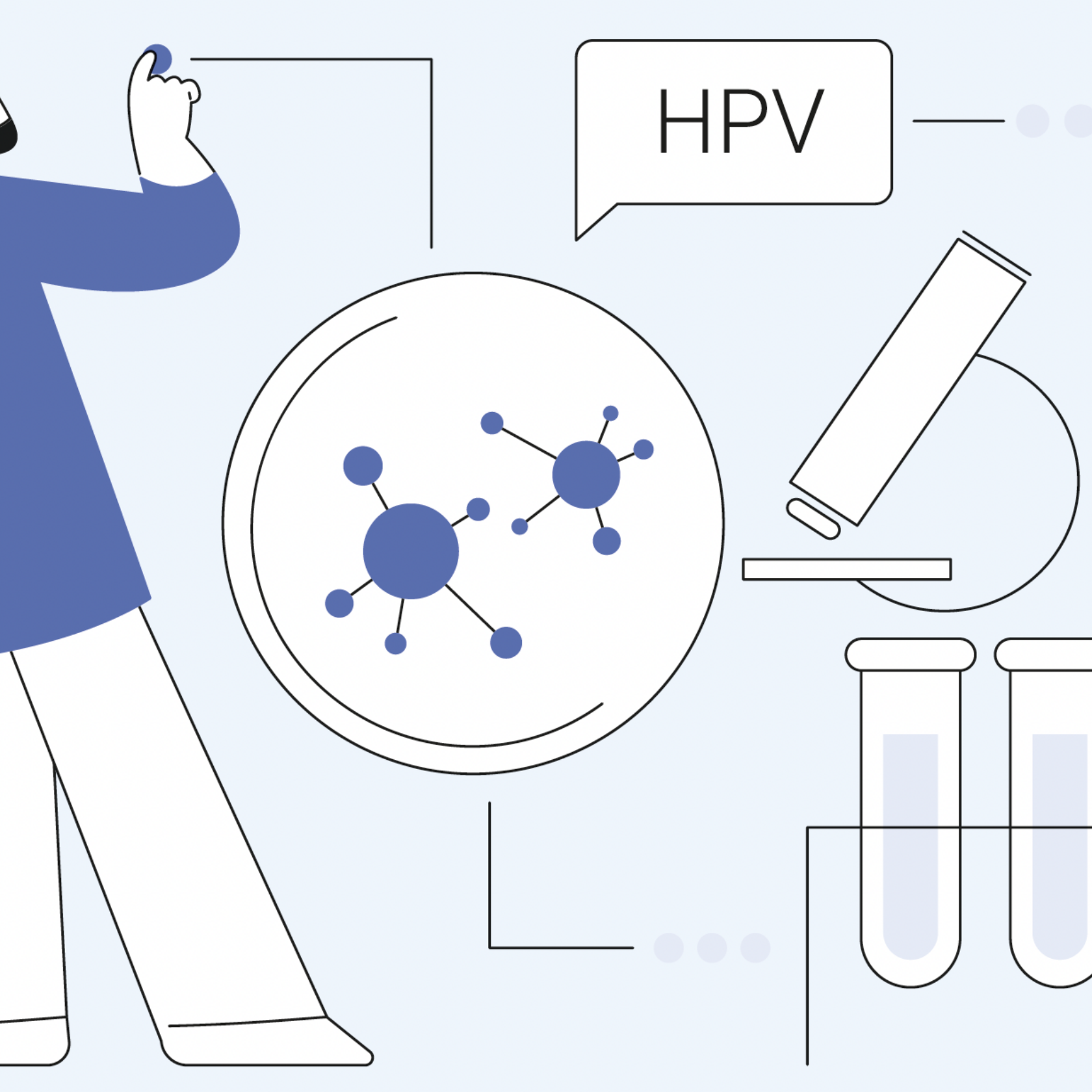 Bakterienprofil des vaginalen Mikrobioms bei HPV-Positivität