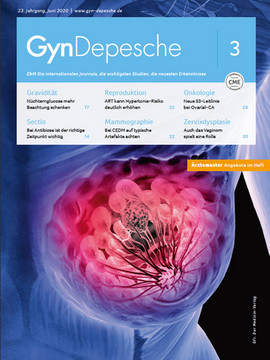 Titelseite Gyn-Depesche 3/2020