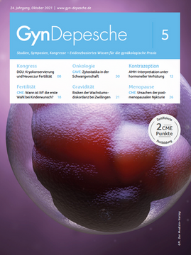 Titelseite Gyn-Depesche 5/2021